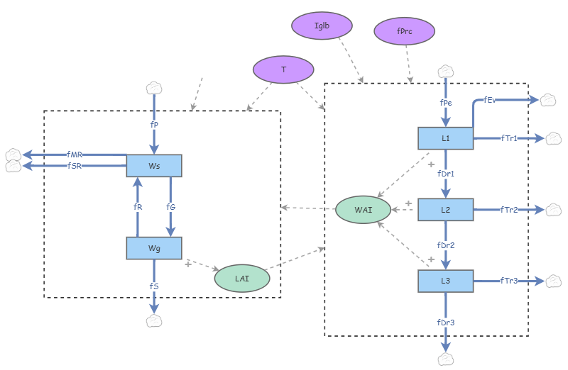 Grass Water Model | Insight Maker