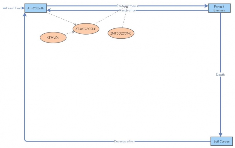 Forest Carbon Model | Insight Maker